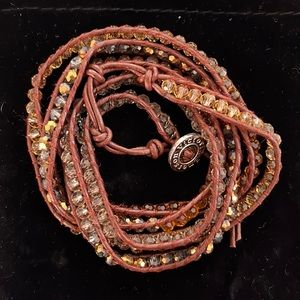 Victoria Emerson brownstone crystal bracelet